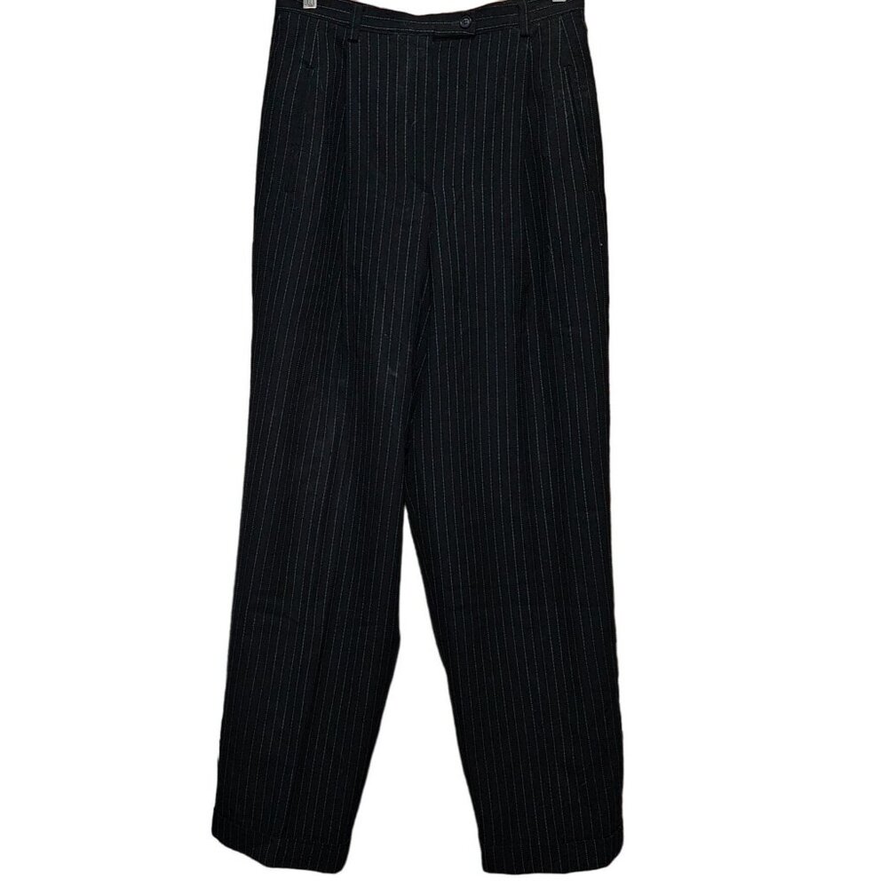 Jeffrey Beene Sports Wool Black & White‎ Slacks Size 12 (RN 58969)